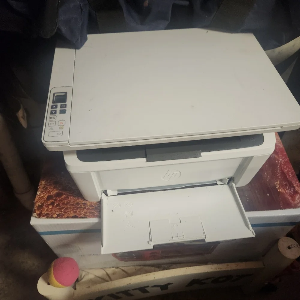 HP White All-in-One Laser Printer & Scanner Going Into Error. Might Need Ink